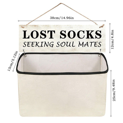 Laundry Room Socks Storage Bag Multifunctional Hanging Organizer for Clothes