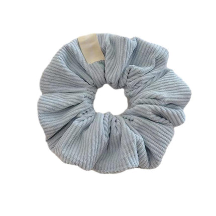 Corduroy Big Hair Scrunchies Ponytail Holder Hair Ties Rope Hair Accesorries - Aimall