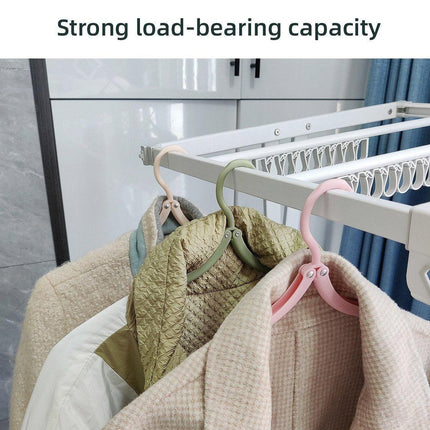 Portable Foldable Clothes Rack Travel Drying Stand for Home and Outdoor Use
