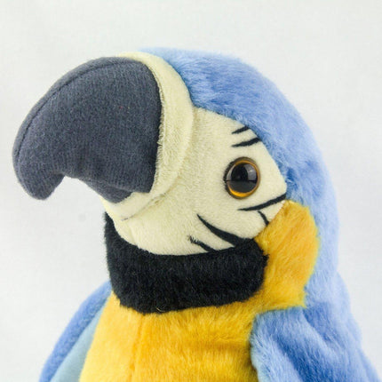 Interactive Talking Electric Plush Parrot for Early Learning and Entertainment