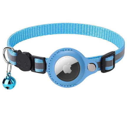 For Apple AirTag Cat Dog Collar Reflective Pet Collar Case Air Tag GPS Anti-lost - Aimall