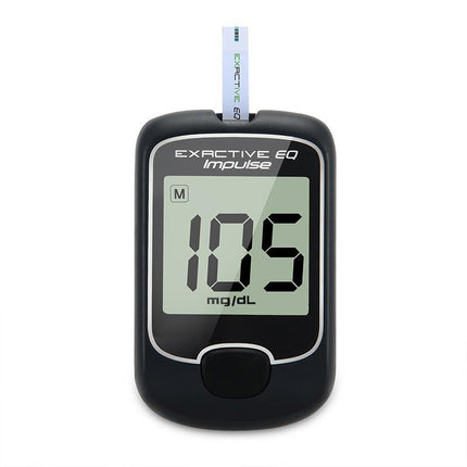 Blood Glucose Monitor Diabetes Testing Kit Blood Sugar Meter with 50 Test Strips - Aimall