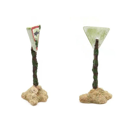 Fish Tank Aquarium Decorations Cartoon Resin Ornaments Hiding House Coral Mark