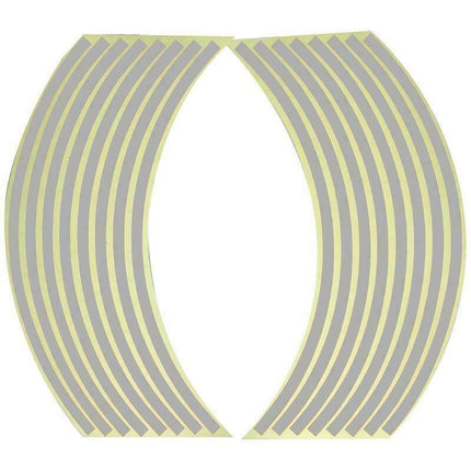 18" Reflective Rim Tape Wheel Stripe Decal Trim Sticker For Car Motorcycle