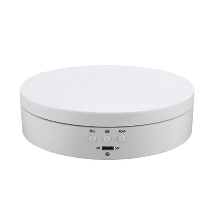 360° Rotating Electric Turntable Display Stand Jewelry Photography Show Holder