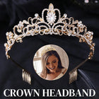 Crown Tiara Headband for Princess Wedding Party Bridal Costume Accessories
