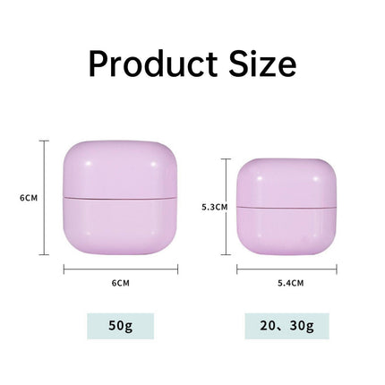 10PCS Square Lightproof Cream Jars Cosmetics Containers Skincare Lotion Makeup Jars