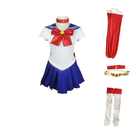 Anime Sailor Moon Tsukino Usagi Cosplay Costume Uniform Dress Halloween Outfits AU - Aimall