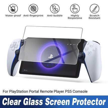 For PlayStation Portal Remote Player PS5 Console Clear Glass Screen Protector