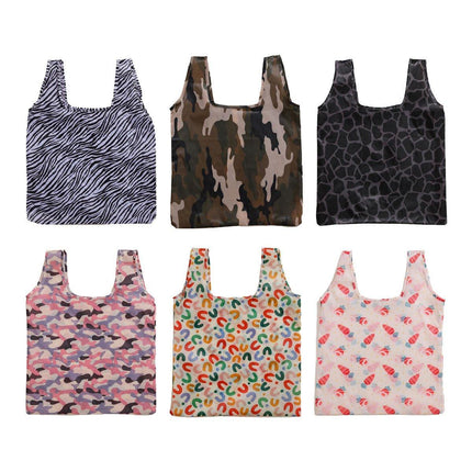 Large Foldable Grocery Bag Reusable Thickened Travel Shopping Tote