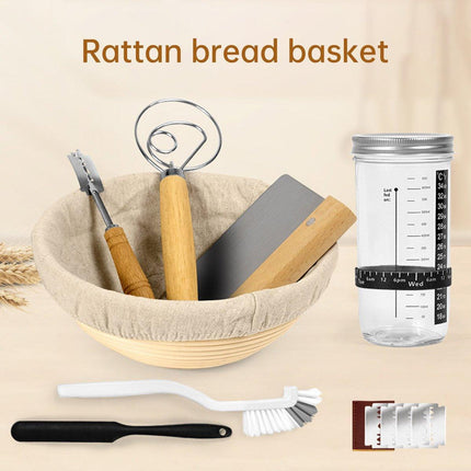 Leaved Dough Fermentation Basket Baking Set DIY Accessories for Homemade Bread