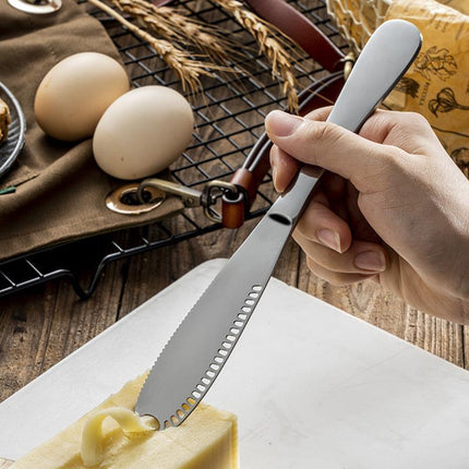 Sandwich Spreader Butter Knife Scraper Cheese Slicer Stainless Steel Spatula - Aimall