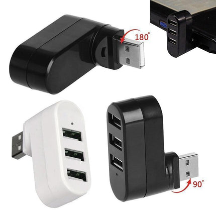 3 Port USB HUB Distribution Splitter Adapter Super Speed Data Hub For Laptop PC - Aimall