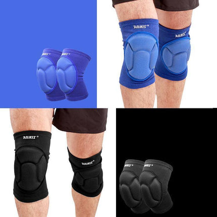Knee Pad Crashproof Antislip Brace Leg Sleeve Protector Guard Support Men - Aimall