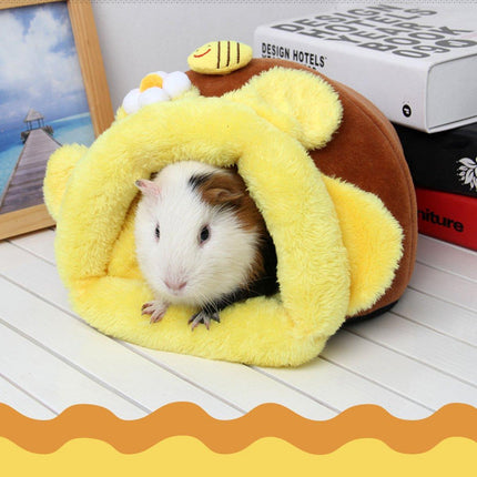 Wear-resistant Pet Bird Nest Cotton Padded Small Animal Bed Cozy Honeypot Design