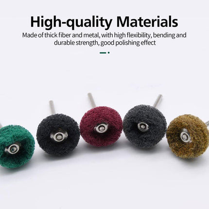 50pcs Mini Nylon Brush Set Grinding Head Polishing Machine Accessories Tools