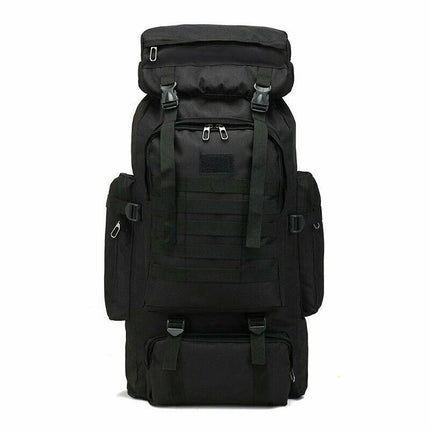 80L Military Tactical Backpack Bag Outdoor Hiking Trekking Camping Rucksack Au - Aimall