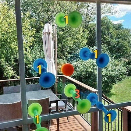 9x Pop Sucker Darts Throwing Family Interactive Toy Trickshot Stick Table Game - Aimall