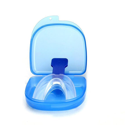 2 Set Anti Snore Stop Snoring Sleep Apnea Mouthpiece Tray Stopper Mouthguard - Aimall