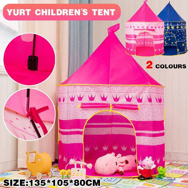 Kids Playhouse Play Tent Pop Up Castle for Indoor and Outdoor Play