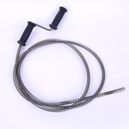 5M Manual Plumber's Drain Snake Cleaner Unblocker for Sink Waste Pipe Sewer - Aimall