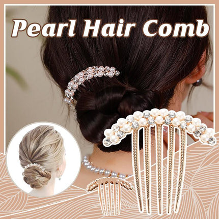 Elegant Rhinestone Hair Comb Girl Hair Accessories Disc Alloy Headwear