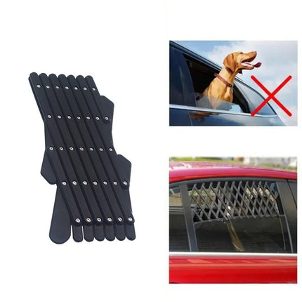 2pcs Retractable Car Window Guardrail for Dogs Cats Pet Barrier Fence