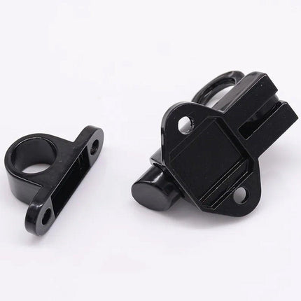 5PCS Aluminum Alloy Spring Bolt Self-Closing Sliding Door Window Lock Buckle Set