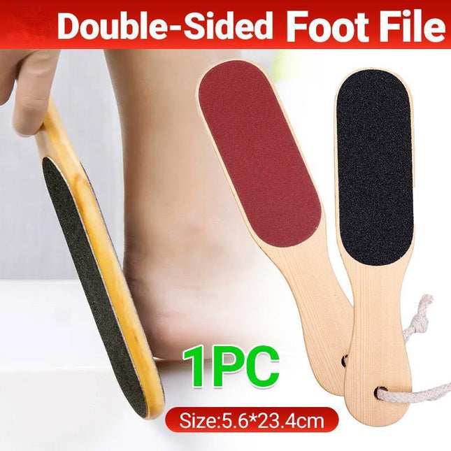 Foot File Pedicure Wood Double Sided Rasp Dead Skin Callus Remover Sanding Tools - Aimall
