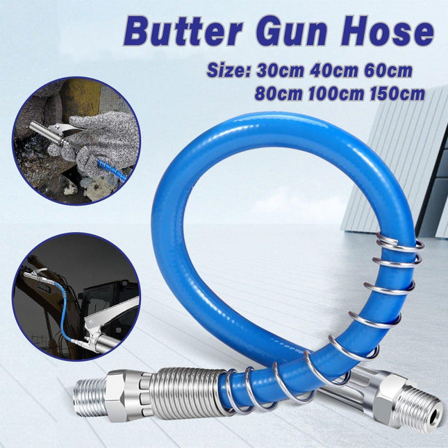 Grease Gun Hose Barrel Nozzle Kit Soft Tube Accessories for Automotive Grease