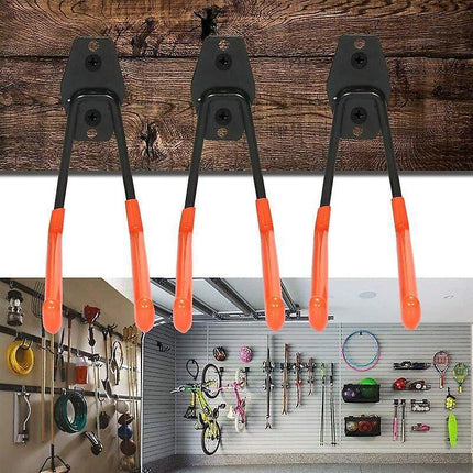 Heavy Duty Garage Wall Hooks Bike Storage Mount Hangers Tool Organizer Workshop