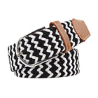 Unisex Braided Belt Casual Canvas Belt Adjustable Stretch Belt for Men Women
