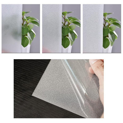 3/5M Sand Blast Clear Privacy Frosted Frosting Windows Glass Film Removable - Aimall