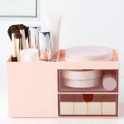 Multifunctional Desktop Organizer with Storage Drawer for Home Office Supplies