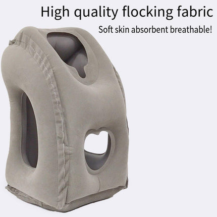 Inflatable Air Cushion Travel Pillow for Airplane Office Nap Rest Neck Head Chin