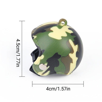 2PCS Mini Pet Chicken Helmet Protective Headgear Set Waterproof Cartoon Design