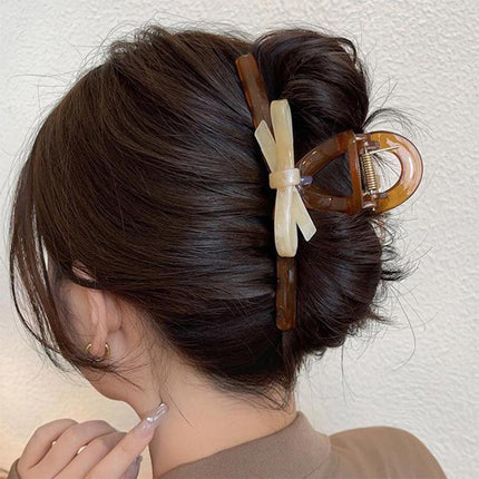 Oversized Hair Claws Shark Clip Women Elegant Ponytail Hairpin Hair Accessories - Aimall