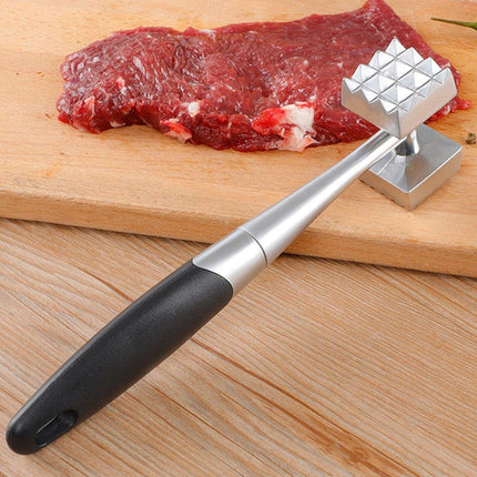 Stainless Steel Meat Tenderizer Hammer Kitchen Tool for Cooking and BBQ Use