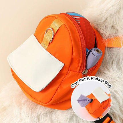 Pet Backpack Cartoon Dog Bag Outdoor Travel Small Pet Carrier Bag Supplies