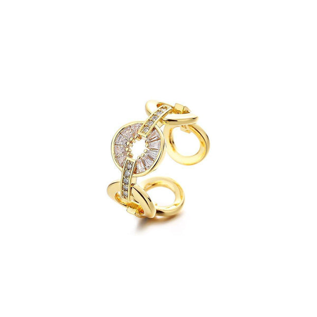 Adjustable Circle Ring Opening Fashion Jewellery Women Trendy Accessories