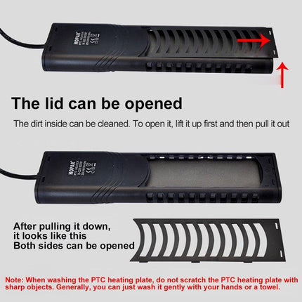 500/800/1000w Submersible Temperature Control Rod with LED Display for Fish Tanks