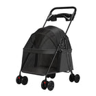 Lightweight Pet Stroller for Cats and Small Dogs Easy Fold Portable Travel Use