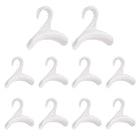 10PCS Wardrobe Plastic Storage Rack Hook Multi-Purpose Hanger Tie Scarf Holder