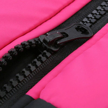 L Size Large Dog Jacket Padded Waterproof Pet Clothes Warm Windbreaker Vest Coat Winter - Aimall