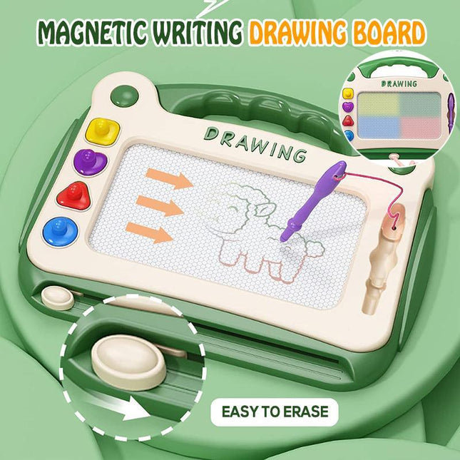 Magnetic Drawing Board Sketch Pad Doodle Writing Craft Children Kids Toy Gifts - Aimall