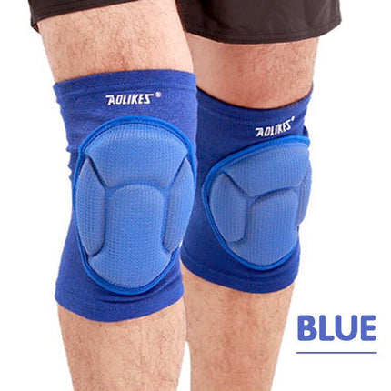 Knee Pad Crashproof Antislip Brace Leg Sleeve Protector Guard Support Men - Aimall