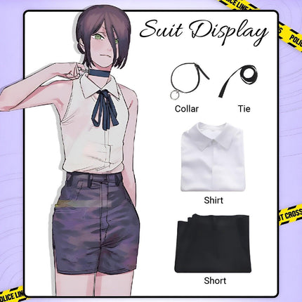 Chainsaw Man Chainsaw Man Cosplay Bomb Demon Ressecos Costume Full Set Female Anime AU - Aimall