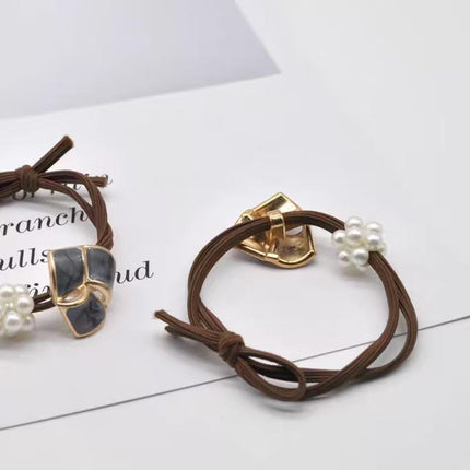Fashion Head Rope Ins Hollow Rhinestone Hair Circle Fresh Women Hair