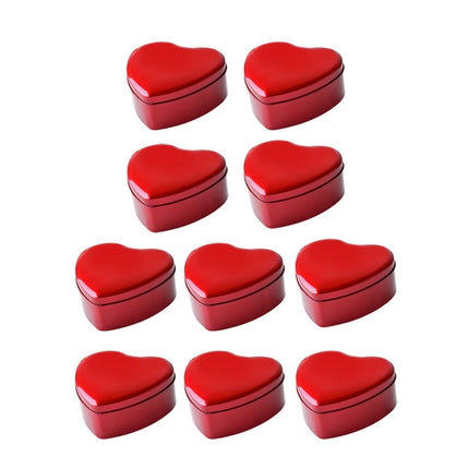 10pcs Iron Box Wedding Candy Boxes Tea Storage Durable Party Favor Containers