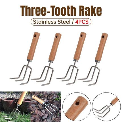 4pcs Gardening Tool Set for Planting Flowers Small Hand Tools Home Garden